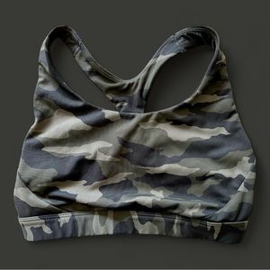 Athleta Camo Sports Bra in Small
